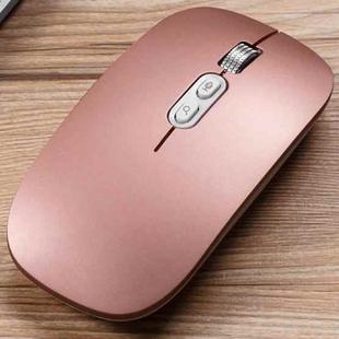 M103 1600DPI 5 Keys 2.4G Wireless Mouse Charging Ai Intelligent Voice Office Mouse, Support 28 Languages(Rose Gold)