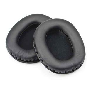 2 PCS Leather Cover Headphone Protective Cover Earmuffs For Edifier W800BT / W808BT / K800 / K830 / K815P(Black)