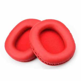 2 PCS Leather Cover Headphone Protective Cover Earmuffs For Edifier W800BT / W808BT / K800 / K830 / K815P(Red)