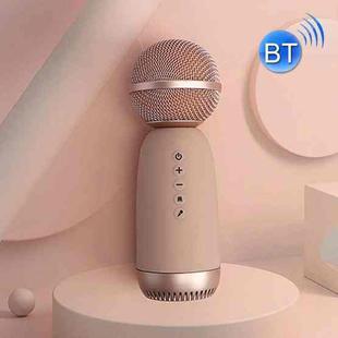 MC-001 Home Children Live Singing Wireless Bluetooth Microphone Speaker(Rose Gold)