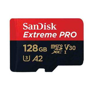 SanDisk U3 High-Speed Micro SD Card  TF Card Memory Card for GoPro Sports Camera, Drone, Monitoring 128GB(A2), Colour: Black Card