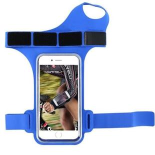 Running Sports Mobile Phone Wrist Bag, Specification:Under 5.5 inches(Blue)