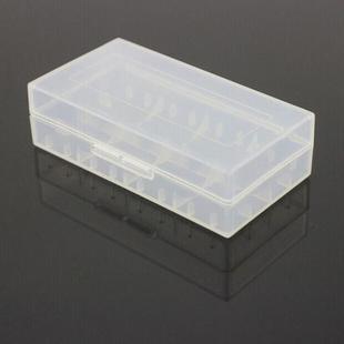 5 PCS Battery Storage Case Plastic Box for 2 x 18650  / 4 x 16340  Batteries(Transparent)