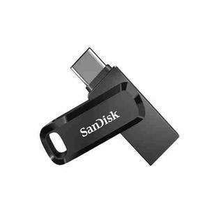 SanDisk Type-C + USB 3.1 Interface OTG High Speed Computer Phone U Disk, Colour: SDDDC3 Black Plastic Shell, Capacity: 64GB