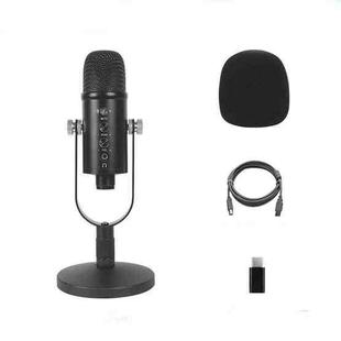 BM-86 USB Condenser Microphone Voice Recording Computer Microphone Live Broadcast Equipment Set, Specification: Standard