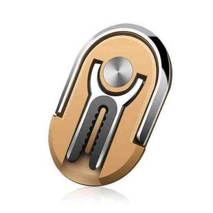 3 PCS Creative Car Phone Holder Car Multi-Function Air Outlet Navigation Ring Bracket(Golden)