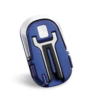 3 PCS Creative Car Phone Holder Car Multi-Function Air Outlet Navigation Ring Bracket(Blue)