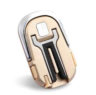 3 PCS Creative Car Phone Holder Car Multi-Function Air Outlet Navigation Ring Bracket( Golden)