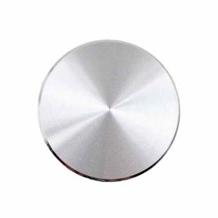 10 PCS CD Texture Aluminum Alloy Magnetic Sheet Magnetic Patch Set For Car Phone Holder, With Alcohol Cotton Sheet And Protective Film(Silver)