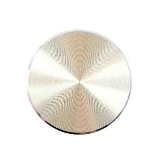 10 PCS CD Texture Aluminum Alloy Magnetic Sheet Magnetic Patch Set For Car Phone Holder, With Alcohol Cotton Sheet And Protective Film(Tyrant Gold)