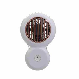 A28 Hanging Neck Fan USB Handheld Desktop Portable Fan(White)