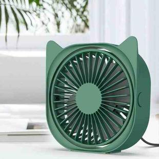 M105 Desktop Mini Cute Portable USB Fan(Green)