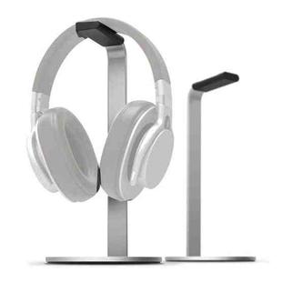 Aluminum Alloy Headphone Holder H-Stand Headphone Display Stand Headphone Storage Rack(Silver)