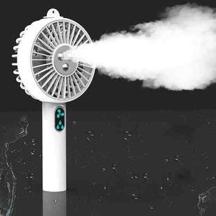 C350 Handheld Mini Spray Moisturizing Fan Student USB Portable Humidifier Fan, Colour: Double Spray White