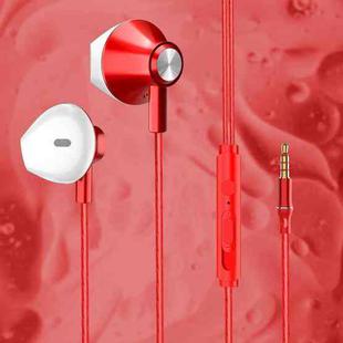F10 Smart Wire Control Universal Mobile Headset Earbud Sports Earphone with Mic(Red)