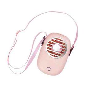 WX616 Mini Hanging Neck Fan USB Student Office Handheld Fan(Pink)