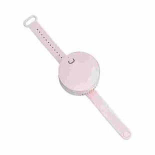 G3 Portable Outdoor Kids USB Mini Mirror Leafless Watch Fan(Pink)