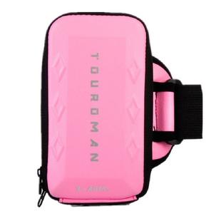 Running Mobile Phone Arm Bag Sports Mobile Phone Arm Sleeve(Princess Pink)