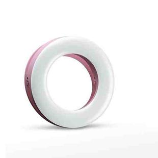 Mobile Phone Live Selfie Light LED Beauty Ring Fill Light(Pink)