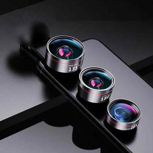 Wide Angle + Macro + Fisheye Mobile Phone Lens Professional Shooting External HD Camera Set