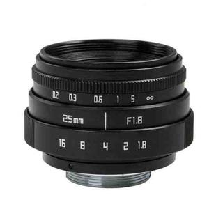 CA011A 25mm F1.8  Fixed Focus Camera Lens Simple Version C-Mount  Ⅵ Generation Micro Single Lens