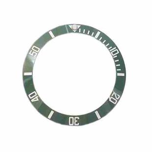 For Rolex Stainless Steel Diving Watch Case Accessories(Green Ring)