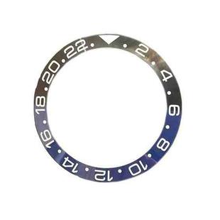 For Rolex Stainless Steel Diving Watch Case Accessories(GMT Blue Purple Ring)