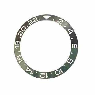 For Rolex Stainless Steel Diving Watch Case Accessories(GMT Green Gold Ring)