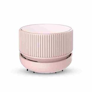 Portable Handheld Desktop Vacuum Cleaner Home Office Wireless Mini Car Cleaner, Colour:  Coral Pink USB Charging