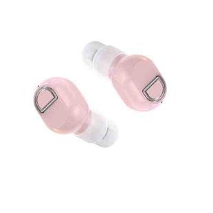 J21 TWS Mini Bluetooth Earphone HD Call Ear Earphone Double Ear (Rose Gold)