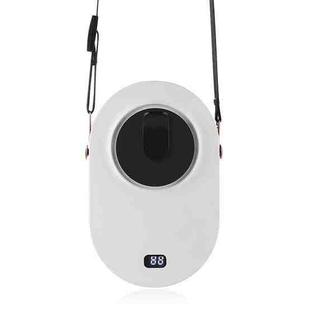ASQ-F2 Neck and Waist Fan USB Portable Mini Student Outdoor Handheld Fan(Black)