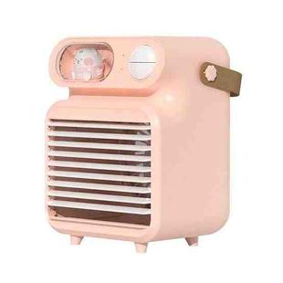 ICARER FAMILY F06 USB Water Cooling Fan Home Desktop Mini Portable Spray Air Cooler(Pink)