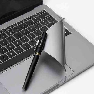 JRC 2 In 1 Full Support Sticker + Touchpad Film Computer Full Wrist Support Sticker Set For MacBook Retina 12 A1534(Deep Gray)