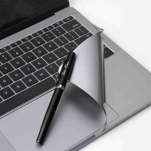 JRC 2 In 1 Full Support Sticker + Touchpad Film Computer Full Wrist Support Sticker Set For MacBook Pro 13 A1708 (no Touch Bar)(Deep Gray)