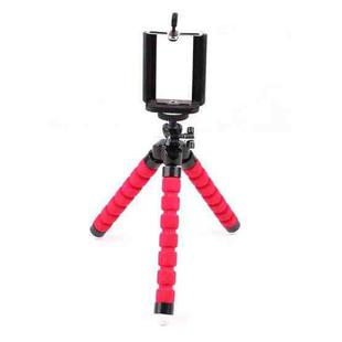5 PCS Octopus Photography Sponge Mobile Phone Stand Portable Lazy Adjustable Vibrato Live Tripod Stand(Red)
