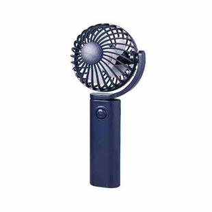 Handheld USB Portable Shaking Desktop Mini Fan(Gemstone Blue)