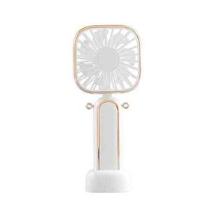 WT-TX6 Mini Handheld Fan Sonic Mosquito Repellent Children Outdoor Portable Hanging Neck Fan(White)