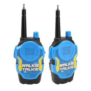 1 Pair Intelligent Wireless Call Walkie-Talkie Remote Dialogue Interactive Children Toys(Blue)