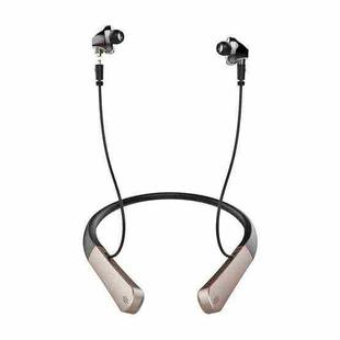 M2S Hanging Neck Bluetooth Universal In-Ear Sports Wireless Earphone(Bluetooth + 3.5mm Line with Microphone)