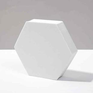 8 PCS Geometric Cube Photo Props Decorative Ornaments Photography Platform, Colour: Large White Hexagon