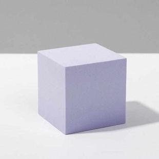 8 PCS Geometric Cube Photo Props Decorative Ornaments Photography Platform, Colour: Small Purple Square