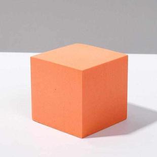 8 PCS Geometric Cube Photo Props Decorative Ornaments Photography Platform, Colour: Small Orange Square