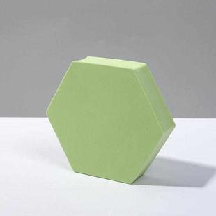 8 PCS Geometric Cube Photo Props Decorative Ornaments Photography Platform, Colour: Small Green Hexagon
