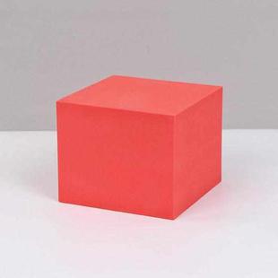 8 PCS Geometric Cube Photo Props Decorative Ornaments Photography Platform, Colour: Large Red Rectangular
