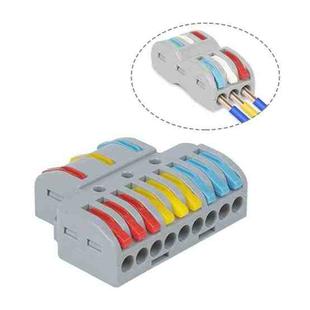 SPL-93 3 In 9 Out Colorful Quick Line Terminal Multi-Function Dismantling Wire Connection Terminal