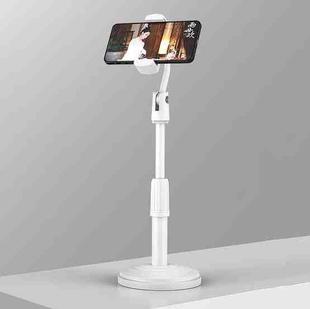 4 PCS Desktop Stand Mobile Phone Tablet Live Broadcast Stand Telescopic Disc Stand, Colour: White