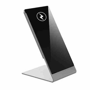 Y13 15W Magnetic Wireless Mobile Phone Holder Charger for iPhone(Silver)