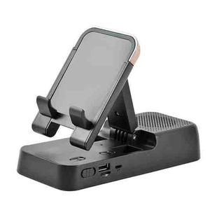Multifunctional Desktop Stand For Mobile Phone And Tablet With Bluetooth Speaker(Black)