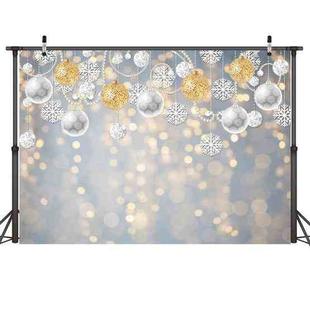 2.1m X 1.5m Christmas Ball Snowflake Party Decorative Photography Background
