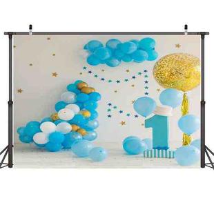 2.1m x 1.5m One Year Old Birthday Photography Background Cloth Birthday Party Decoration Photo Background(575)